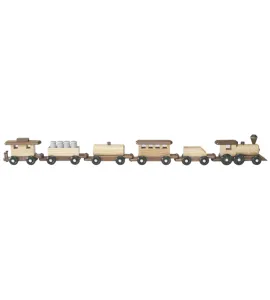 Medium Ash Train with 6 Cars