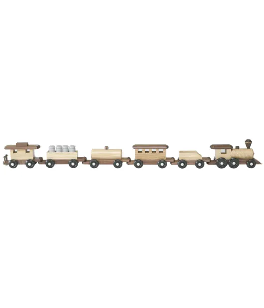 Medium Ash Train with 6 Cars