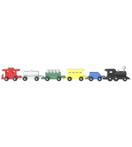 Medium Painted Train with 6 Cars