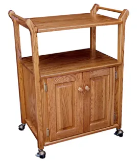 Utility Cart with Adjustable Shelf