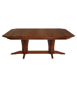 Vintage Double Pedestal Dining Table