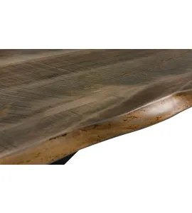 Live Edge El Dorado Trestle Dining Table - QUICK SHIP