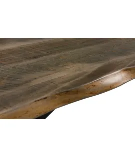 Live Edge El Dorado Trestle Dining Table - QUICK SHIP