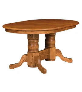 Traditional Double Pedestal Dining Table