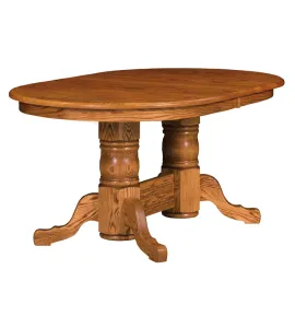 Traditional Double Pedestal Dining Table