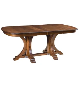 Granite Double Pedestal Table