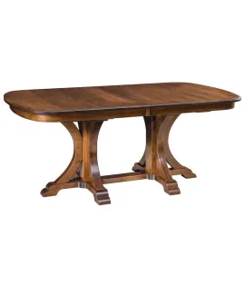 Granite Double Pedestal Table