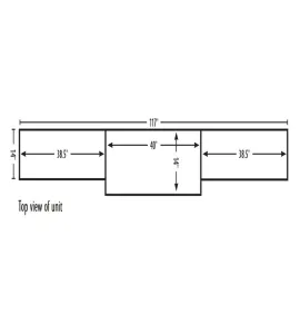Aspen Wall Bookcase Unit