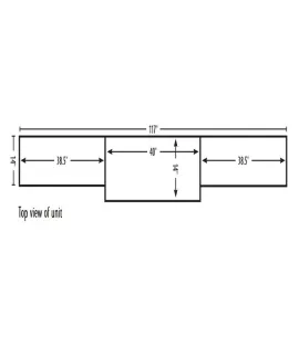 Aspen Wall Bookcase Unit