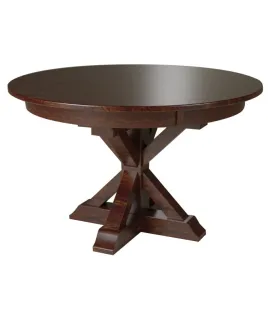 X-Base Single Pedestal Dining Table