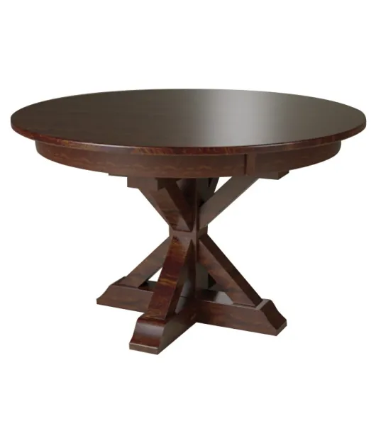 X-Base Single Pedestal Dining Table