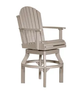 Poly Vinyl Adirondack Swivel Chair