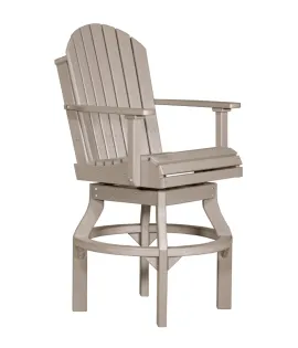 Poly Vinyl Adirondack Swivel Chair
