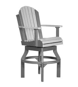 Poly Vinyl Adirondack Swivel Chair