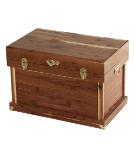 All Cedar Flat Top Trunk