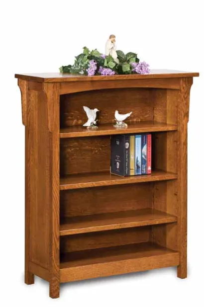Bridger Mission 3 Shelf 4' Bookcase