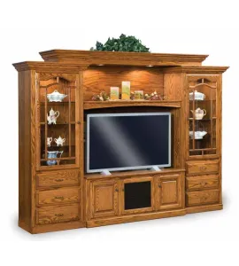 Hoosier Heritage 6 Piece TV Wall Unit