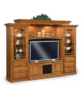 Hoosier Heritage 6 Piece TV Wall Unit