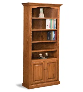 Hoosier Heritage 4 Shelf 2 Door Bookcase