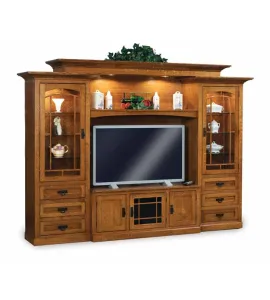 Manhattan Mission 6 Piece TV Wall Unit
