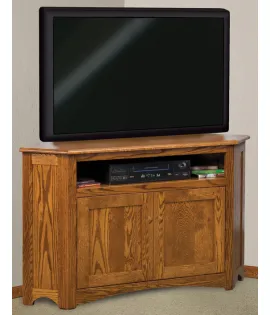 Mission 48 &amp; 56&quot; 2 Door Corner TV Stand