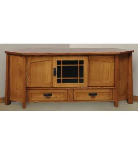 Modesto 69" 3 Door 2 Drawer Corner TV Stand