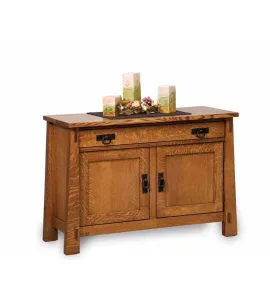 Modesto Enclosed Sofa Table with Drawer &amp; Shelf