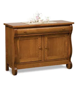 Old Classic Sleigh Enclosed Sofa Table