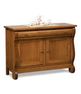 Old Classic Sleigh Enclosed Sofa Table