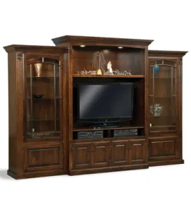 Victorian 3 Piece TV Wall Unit with Bookcases