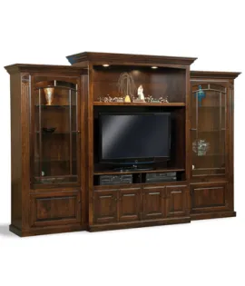 Victorian 3 Piece TV Wall Unit with Bookcases