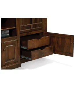 Victorian 3 Piece TV Wall Unit with Bookcases