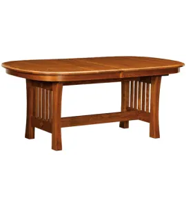 Arts &amp; Crafts Trestle Dining Table