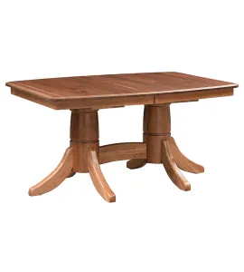 WW Aurora Double Pedestal Dining Table