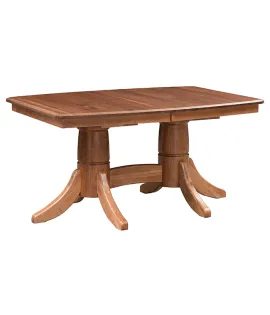 WW Aurora Double Pedestal Dining Table