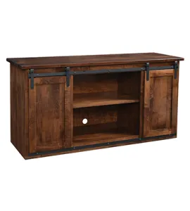 Sliding Barn Door TV Stand