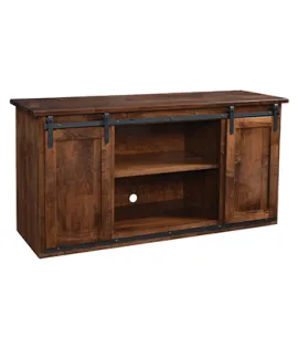 Sliding Barn Door TV Stand