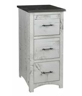 Barn Floor 3 Drawer File Cabinet