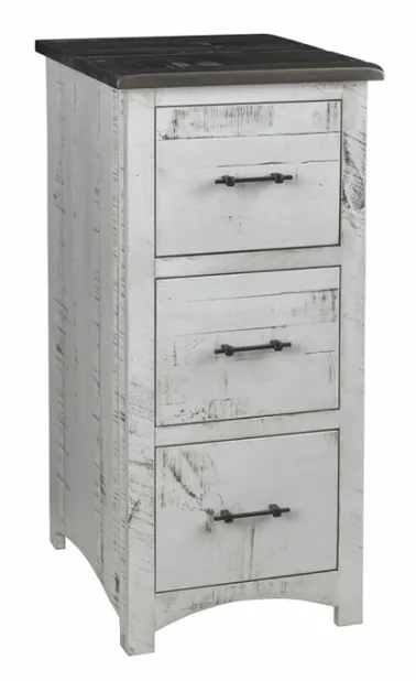 Barn Floor 3 Drawer File Cabinet