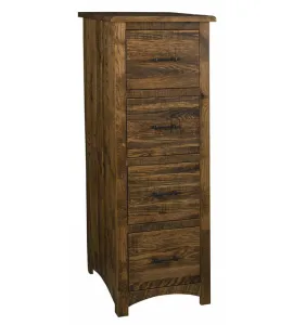 Barn Floor 4 Drawer File Cabinet
