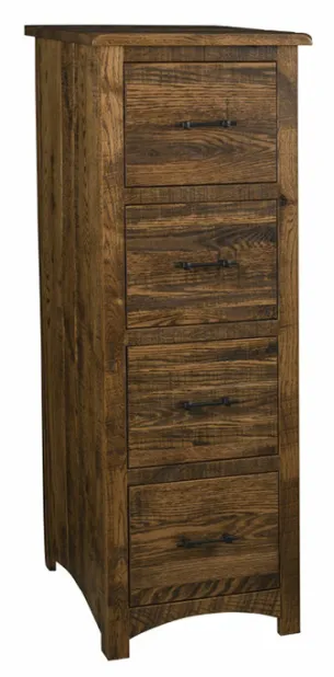 Barn Floor 4 Drawer File Cabinet