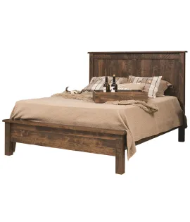 Barn Floor Mission Bed with Low Footboard
