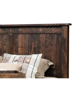 Barn Floor Mission Bed with Low Footboard