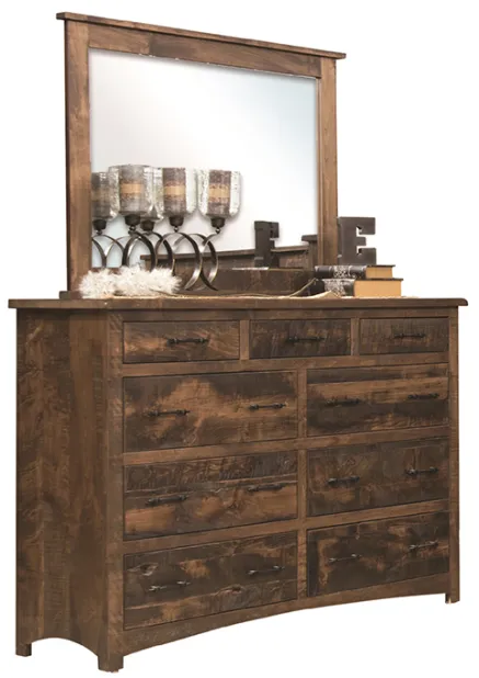 Barn Floor Mission 9 Drawer Dresser