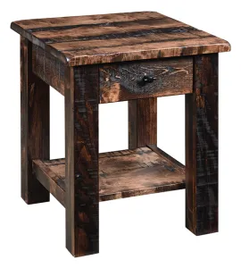 Barn Floor End Table