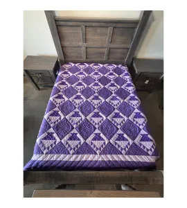 Amish Handmade Basket Pattern 90x106 Inches Quilt - QUICK SHIP