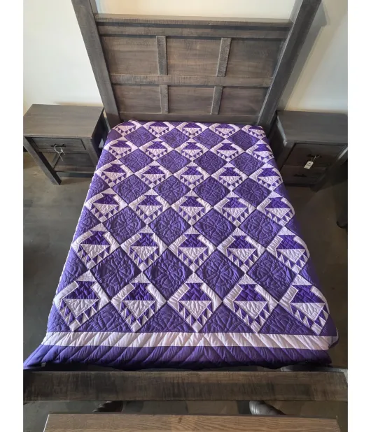 Amish Handmade Basket Pattern 90x106 Inches Quilt - QUICK SHIP