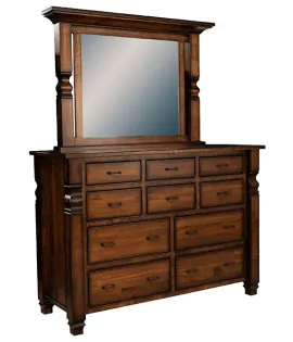 Belmont 10 Drawer Mule Dresser