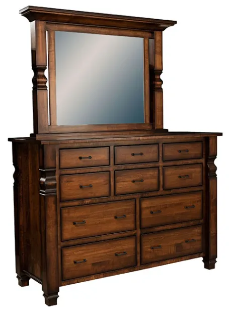 Belmont 10 Drawer Mule Dresser