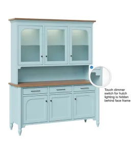 BM Houston 3 Door Hutch &amp; Buffet